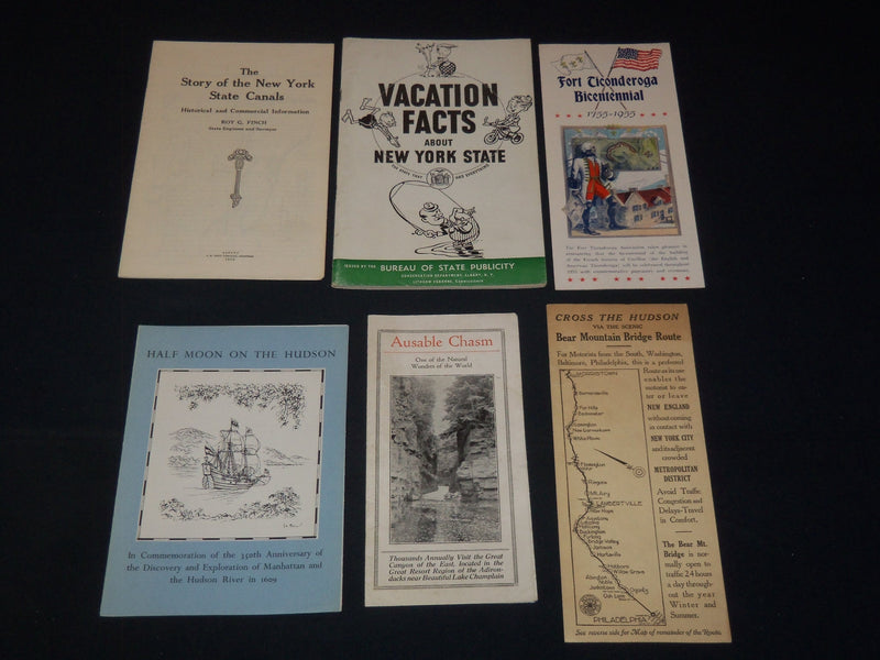 1940'S-1970'S ASSORTED NEW YORK STATE EPHEMERA LOT OF 17 PIECES - K 2087