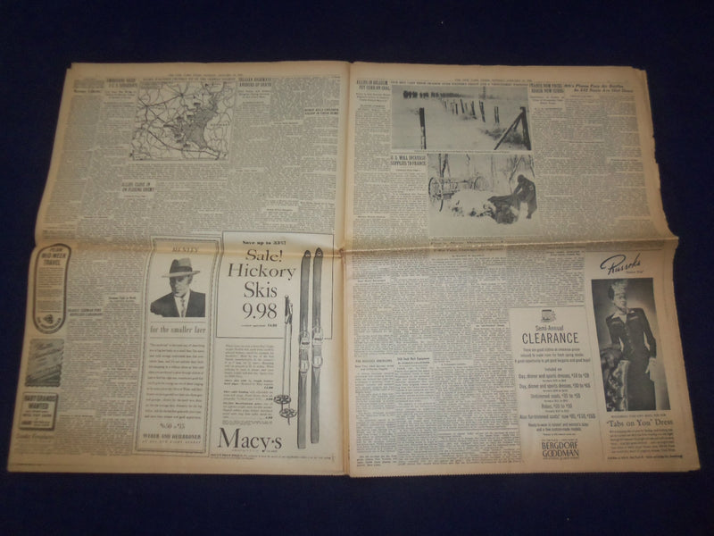 1945 JAN 15 NEW YORK TIMES - RUSSIANS CROSS LAST RIVER BEFORE CRACOW - NP 6653