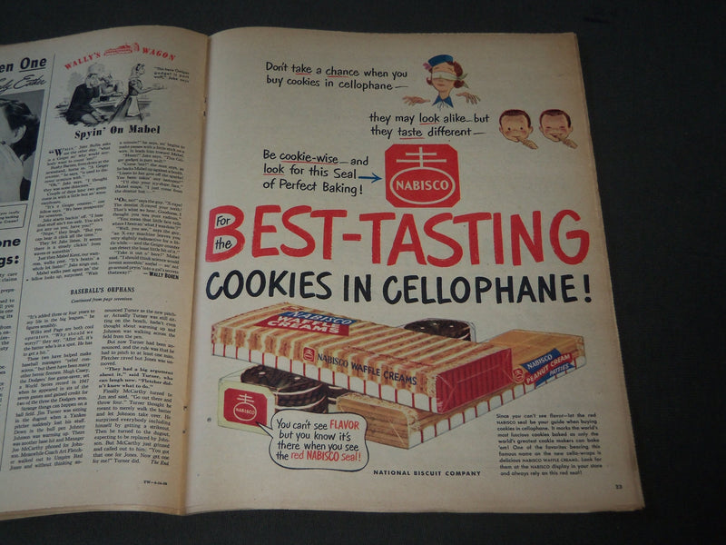 1950 APRIL 16 THIS WEEK MAGAZINE SECTION - BALTIMORE SUN - JOE PAGE - J 3280