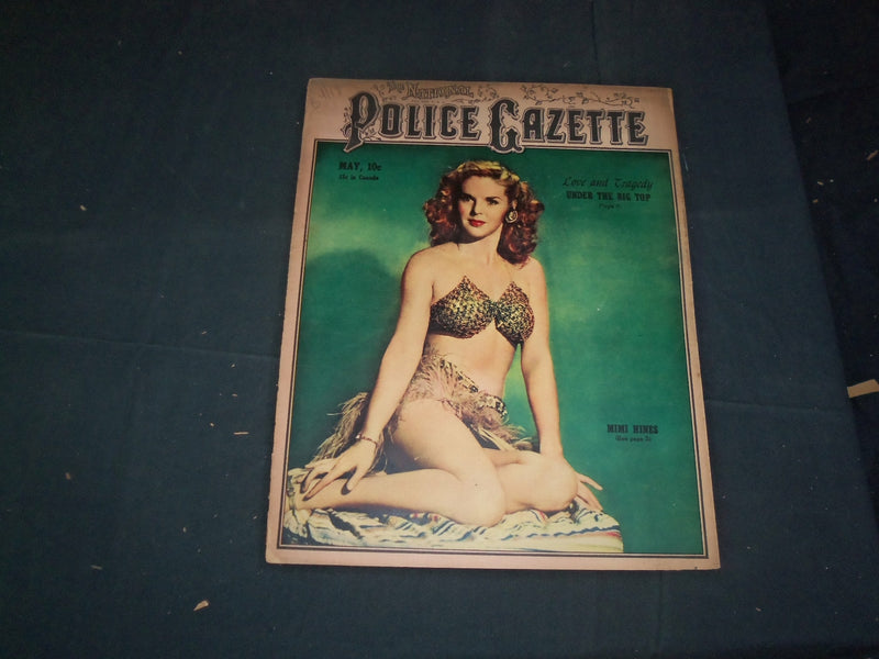 1946 MAY THE NATIONAL POLICE GAZETTE MAGAZINE - MIMI HINES - B 5923