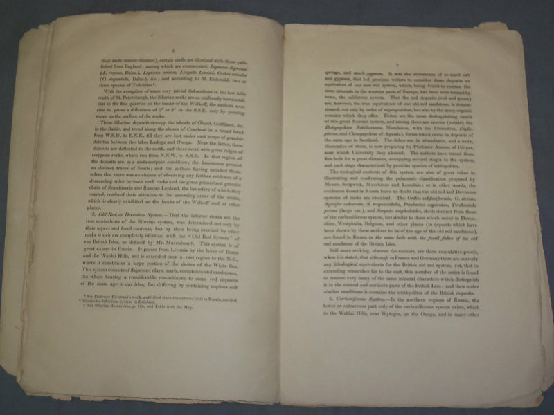 1841 GEOLOGICAL STRUCTURE OF NORTHERN AND CENTRAL REGIONS OF RUSSIA - J 4960