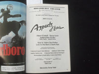 1990 ASPECTS OF LOVE PLAYBILL - JOHN CULLUM + 4 SIGNATURES - J 8207