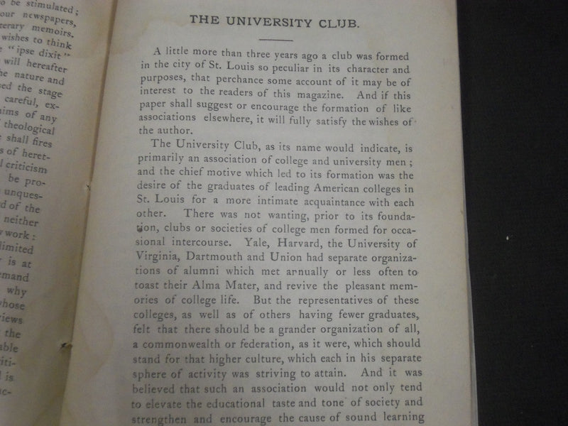 1875 AUGUST THE WESTERN MAGAZINE - LITERATURE, EDUCATION, & ART - ST 4450