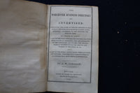 1842-1849 WORCESTER BUSINESS DIRECTORY AND ADVERTISER - LOT OF 6 - KD 9550