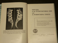 1961 DISEASES OF THE INTERVERTEBRAL DISC BOOK BY REUBEN RABINOVITCH MD - KD 6271