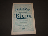 1896 VILLE DE ST. DENIS BLANC TOILES TROUSSEAUX FRENCH CATALOGUE - FR 1134