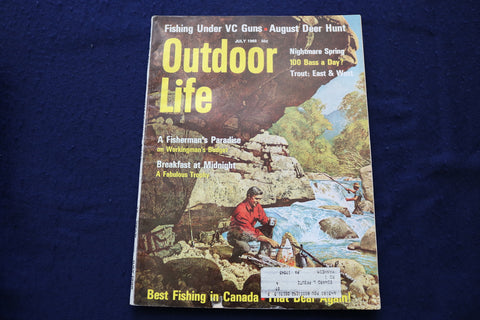 1969 JULY OUTDOOR LIFE MAGAZINE - FISHING, HUNTING, CAMPING - E 9050