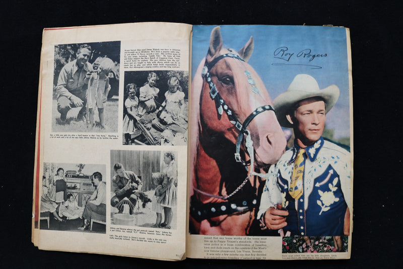 ROY ROGERS AND OTHER COWBOY STARS SCRAPBOOK - MANY PHOTOS - E 26436
