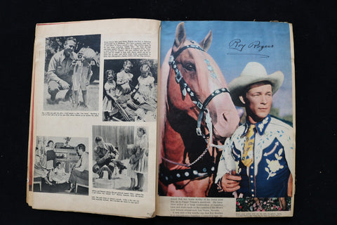 ROY ROGERS AND OTHER COWBOY STARS SCRAPBOOK - MANY PHOTOS - E 26436