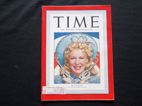 1950 APRIL 24 TIME MAGAZINE - BETTY HUTTON - T 1223