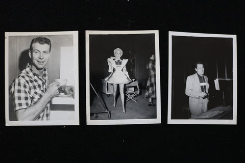 1950'S BETTY GRABLE - PERRY COMO - GENE NELSON PHOTOGRAPHS - LOT OF 3 - K 2856