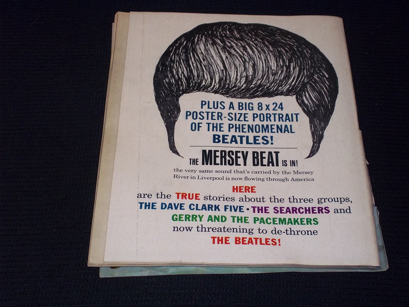 1964 WHO WILL BEAT THE BEATLES? MAGAZINE - THE BEATLES FRONT COVER - E 16087