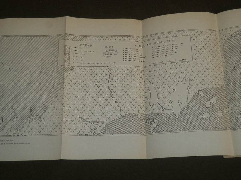 1942 GENESIS OF SOME ORE DEPOSITS OF SOUTHEASTERN MAINE BOOK BY CHING LI- J 4976