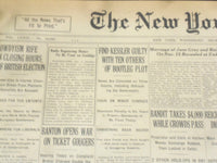1923 DECEMBER 5 NEW YORK TIMES - KESSLER GUILTY OF BOOTLEG PLOT - NT 9213