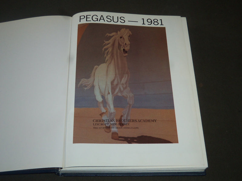 1981 PEGASUS CHRISTIAN BROTHERS ACADEMY YEARBOOK - LINCROFT NEW JERSEY - YB 1010