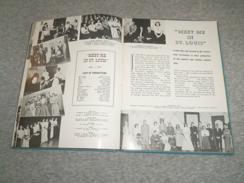 1950 ATODNEM MENDOTA HIGH SCHOOL YEARBOOK - MENDOTA, ILLINOIS - YB 2481