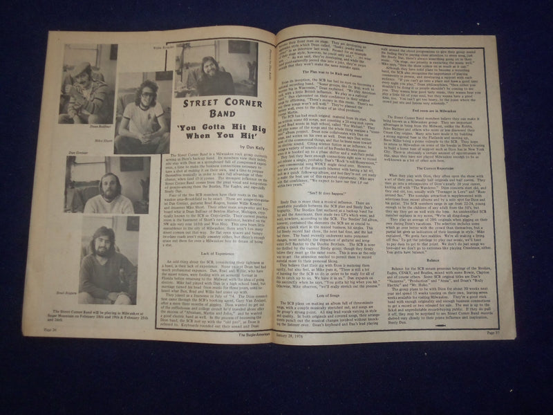 1976 JANUARY 28 BUGLE AMERICAN MAGAZINE - ABBIE HOFFMAN ON THE RUN - J 9433