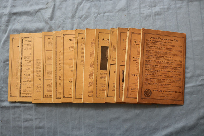 1922-1923 THE LIVING AGE MAGAZINE - LOT OF 13 - O 3896