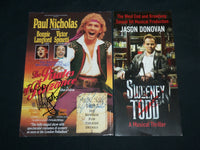 AUTOGRAPHED BRITISH THEATRE PROMOTIONAL PIECES LOT OF 6 - J 6860