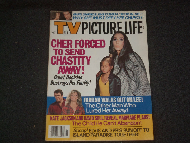 1977 MAY TV PICTURE LIFE MAGAZINE- CHER & CHASTITY BONO -ELVIS PRESLEY - ST 6290