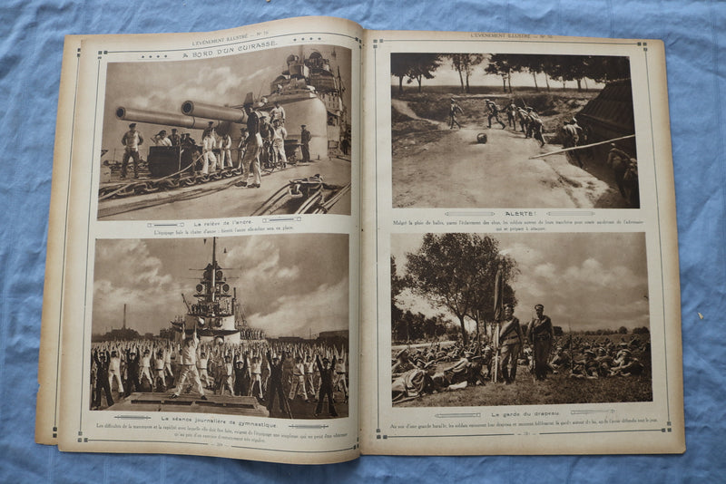 1916 MARCH 18 L'EVENEMENT MAGAZINE - A LA PORTE DU TOMBEAU - FRENCH - NP 8648