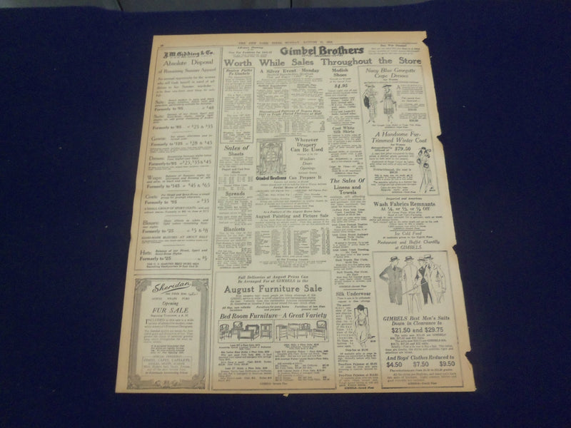 1918 AUGUST 11 NEW YORK TIMES - SOMME SALIENT SMASHED, MONTDIDIER TAKEN- NT 9191