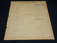 1915 JUNE 5 NEW YORK TIMES NEWSPAPER - CABINET APPROVES WILSON'S NOTE - NT 7695