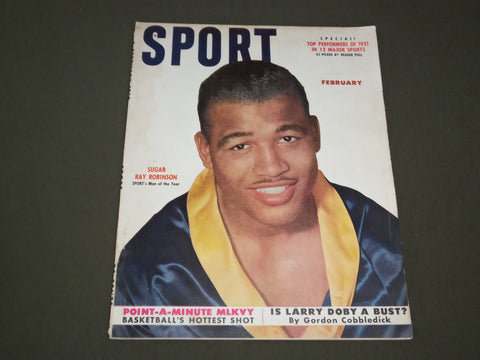 1952 FEBRUARY SPORT MAGAZINE - SUGAR RAY ROBINSON - SP 9729