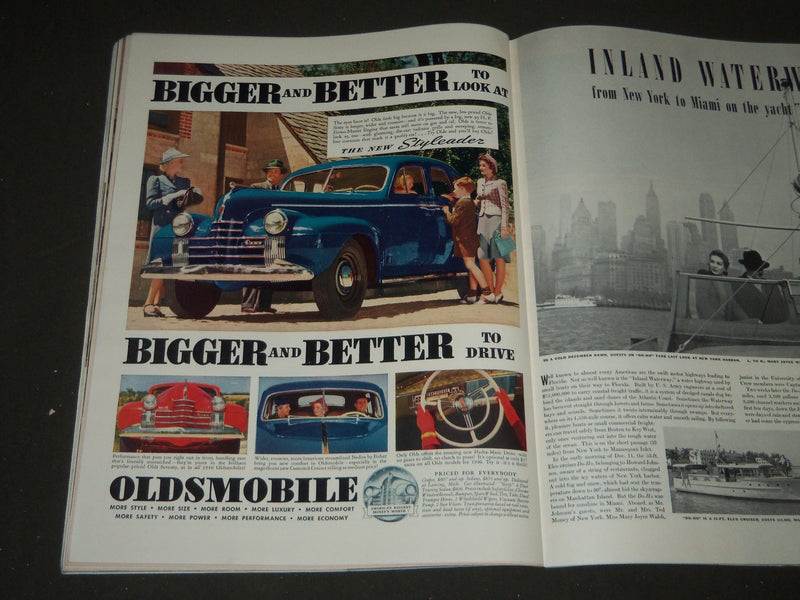 1940 JANUARY 15 LIFE MAGAZINE - RALPH VAUGHN COVER - L 165