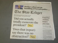 2019 JULY 25 THE STAR-LEDGER NEWSPAPER- MUELLER TESTIFIES BEFORE HOUSE COMMITTEE