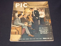 1947 MARCH PIC MAGAZINE - HAROLD STASSEN YOUNG MEN & HIGH PRODUCTION - E 20585