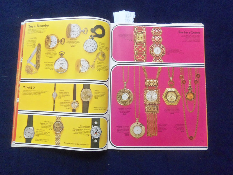 1972 WEISFIELD'S JEWELERS CHRISTMAS CATALOG - SEATTLE, WASHINGTON - J 9397