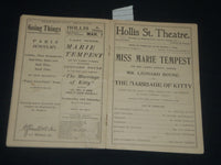 1904 THE MARRIAGE OF KITTY - HOLLIST ST. THEATRE PROGRAM - J 5677