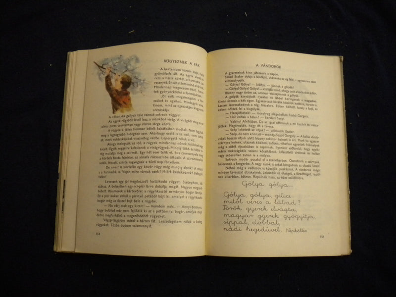 1959 OLVASOKONYV HARDCOVER BOOK - TANKONYVKIADO - HUNGARIAN TEXT - KD 8079