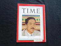 1947 APRIL 28 TIME MAGAZINE - PRESIDENT MIGUEL ALEMAN OF MEXICO - T 1070
