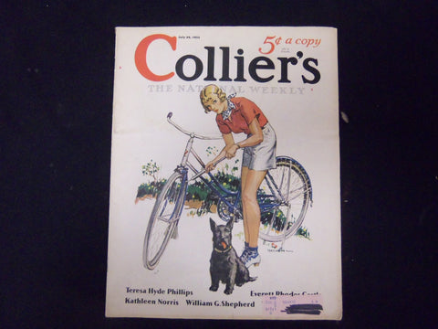 1933 JULY 29 COLLIER'S MAGAZINE - GREAT ILLUSTRATIONS, ARTICLES & ADS - ST 3610