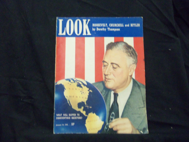 1941 JANUARY 14 LOOK MAGAZINE - FRANKLIN ROOSEVELT - ST 1471