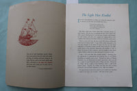 1957 THE LIGHT HERE KINDLED SOFTCOVER BOOK - PLYMOUTH, MA - K 3422