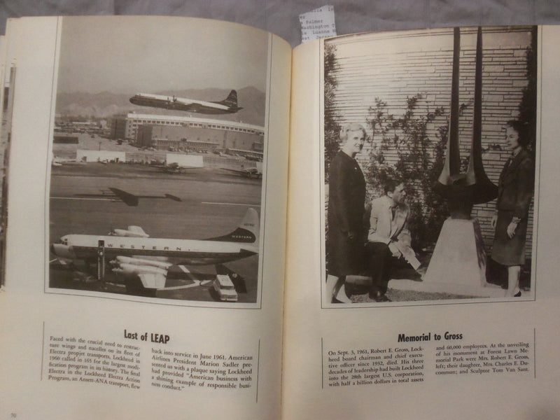 1969 DAYS OF TRIAL AND TRIUMPH SOFTCOVER BOOK -LOCKHEED PICTORIAL HISTORY- K 268