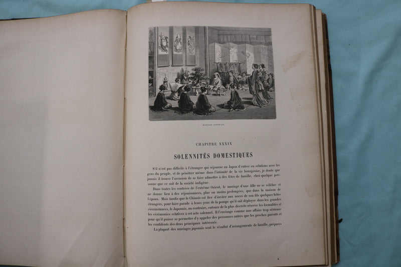 1870 LE JAPON ILLUSTRE HARDCOVER BOOK BY AIME HUMBERT - VOLUME 2 - KD 9709