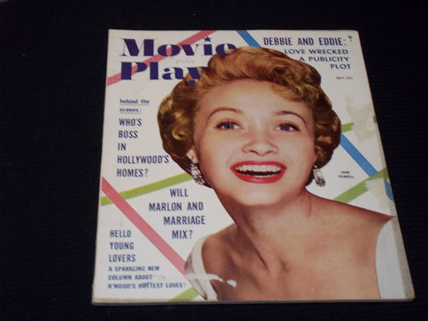 1955 JULY MOVIE PLAY MAGAZINE - JANE POWELL FRONT COVER - E 14251