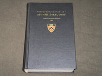 1967 PRINCETON UNIVERSITY ALUMNI DIRECTORY BOOK 24TH EDITION - KD 5166