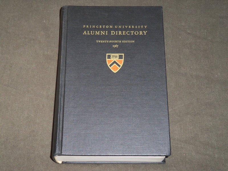 1967 PRINCETON UNIVERSITY ALUMNI DIRECTORY BOOK 24TH EDITION - KD 5166