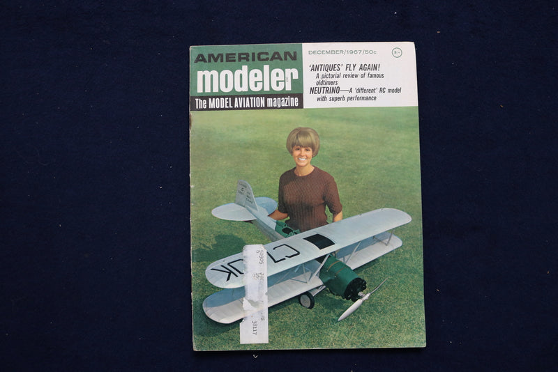 1967 DEC AMERICAN MODELER MAGAZINE - BOEING PACIFIC AIR TRANSPORT COVER -E 11451