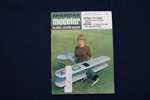 1967 DEC AMERICAN MODELER MAGAZINE - BOEING PACIFIC AIR TRANSPORT COVER -E 11451