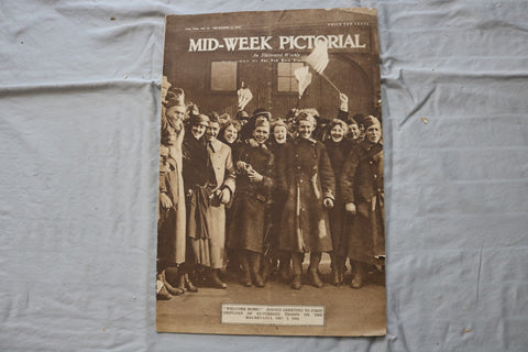 1918 DEC 12 MID-WEEK PICTORIAL MAGAZINE SECTION - WELCOME HOME - NP 9244