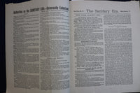 1889 MARCH 1 THE SANITARY ERA - HEALTH JOURNAL - SOFTCOVER - K 811