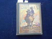 1928 DRUMS HARDCOVER BOOK BY JAMES BOYD, PICTURES BY N.C. WYETH - KD 8358