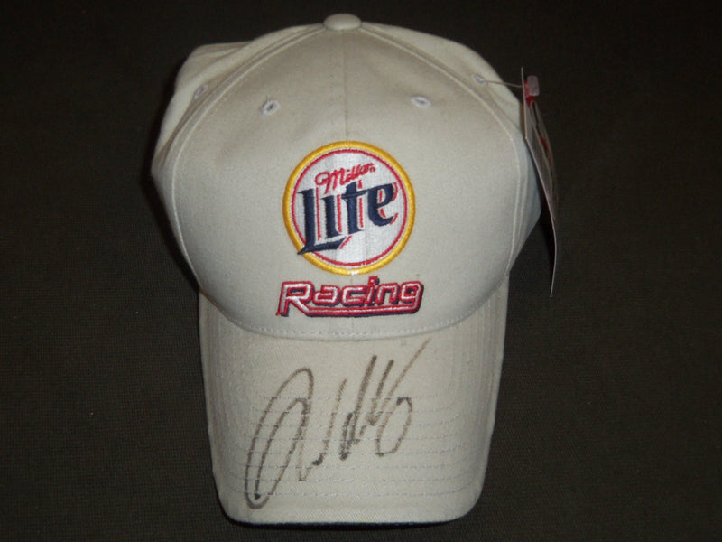 RUSTY WALLACE #2 AUTOGRAPHED MILLER LITE RACING NASCAR HAT WITH TAG