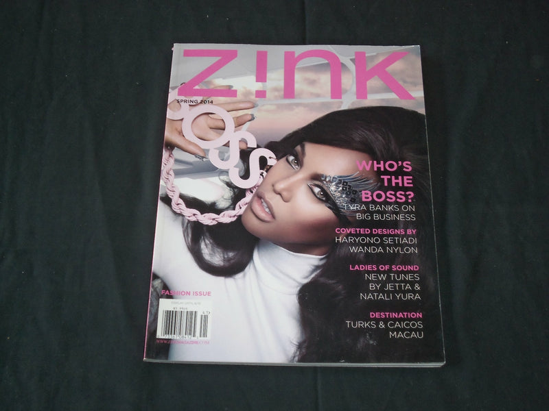 2014 SPRING Z!NK MAGAZINE - THE ELEMENT OF STYLE - TYRA BANKS COVER - RC 735